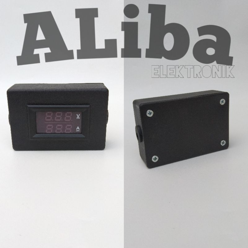 Jual DISPLAY COMBO VOLT AMPER METER AMMETER DC 0-100V/10A RED SIAP ...