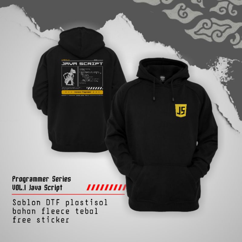 Jual Hoodie Sweater Programmer Series JavaSript Vol.1 Javanese Culture ...