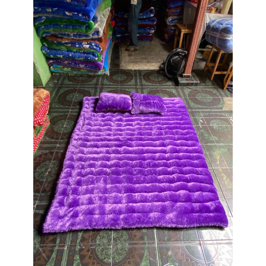 Jual KASUR LANTAI RASFUR ISI SILICON UK 160 × 200 × 10 CM + 2 bantal ...