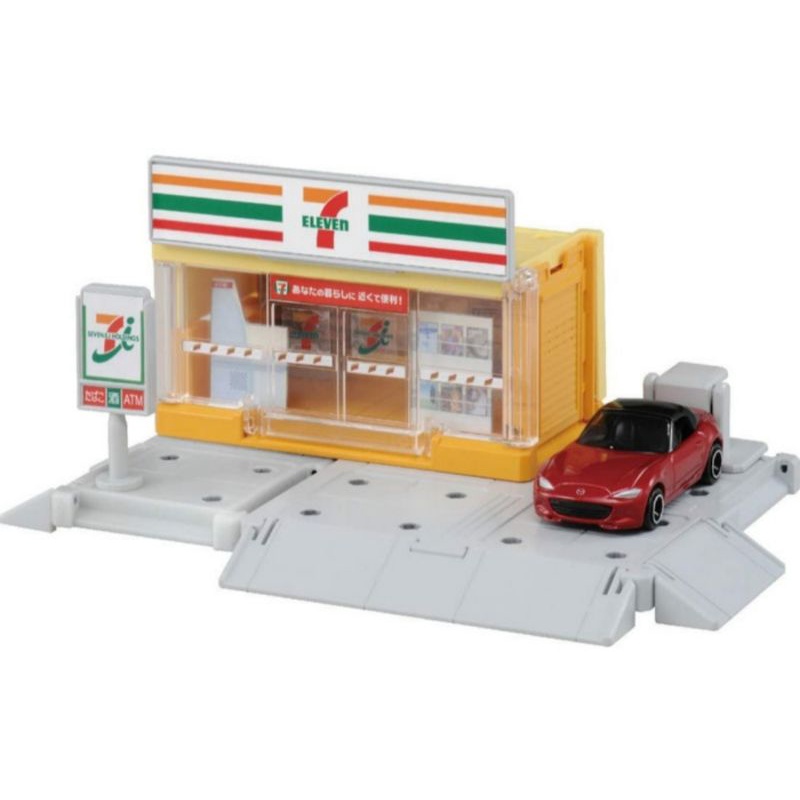 Jual Takara Tomy Tomica town Build city Seven Eleven 7 Eleven | Shopee ...