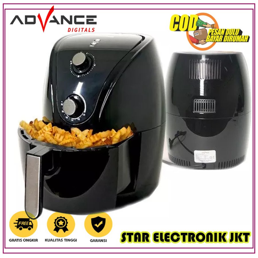 Jual ADVANCE Air Fryer ADF 40A Kapasitas 4.5L - Penggorengan Tanpa ...