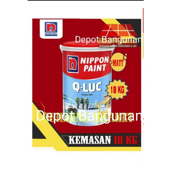 Jual Cat Nippon Paint Cat Qluc Cat Tembok Interior 18 KG Paket