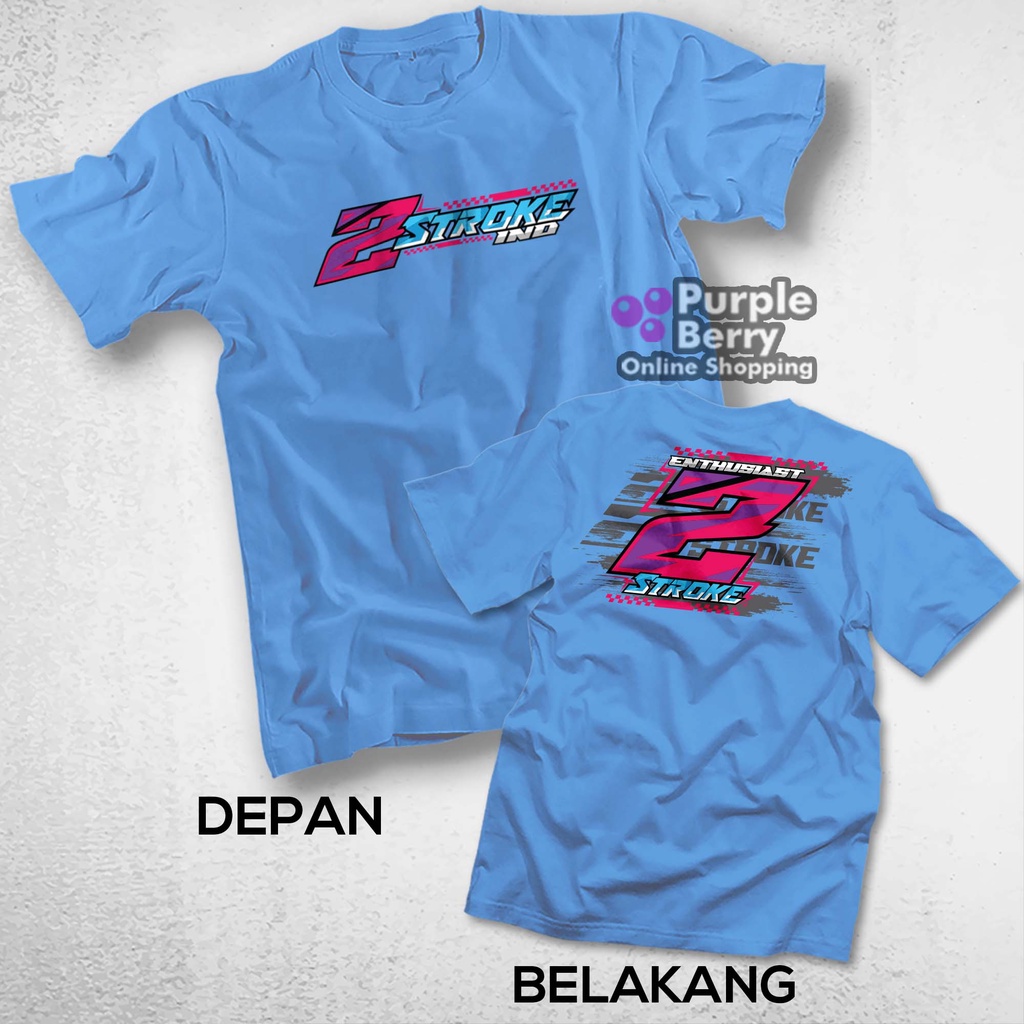 Jual Kaos Racing 2 Stroke Enthusiast Indonesia Logo Otomotif - Baju ...