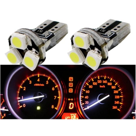 Jual Lampu LED T5 Speedometer Dashboard 3 Mata 1210 Model Jamur Mobil ...