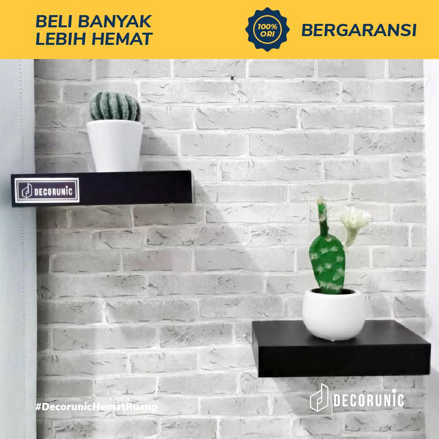 Jual Decorunic Floating Shelf Rak Dinding Minimalis Ukuran