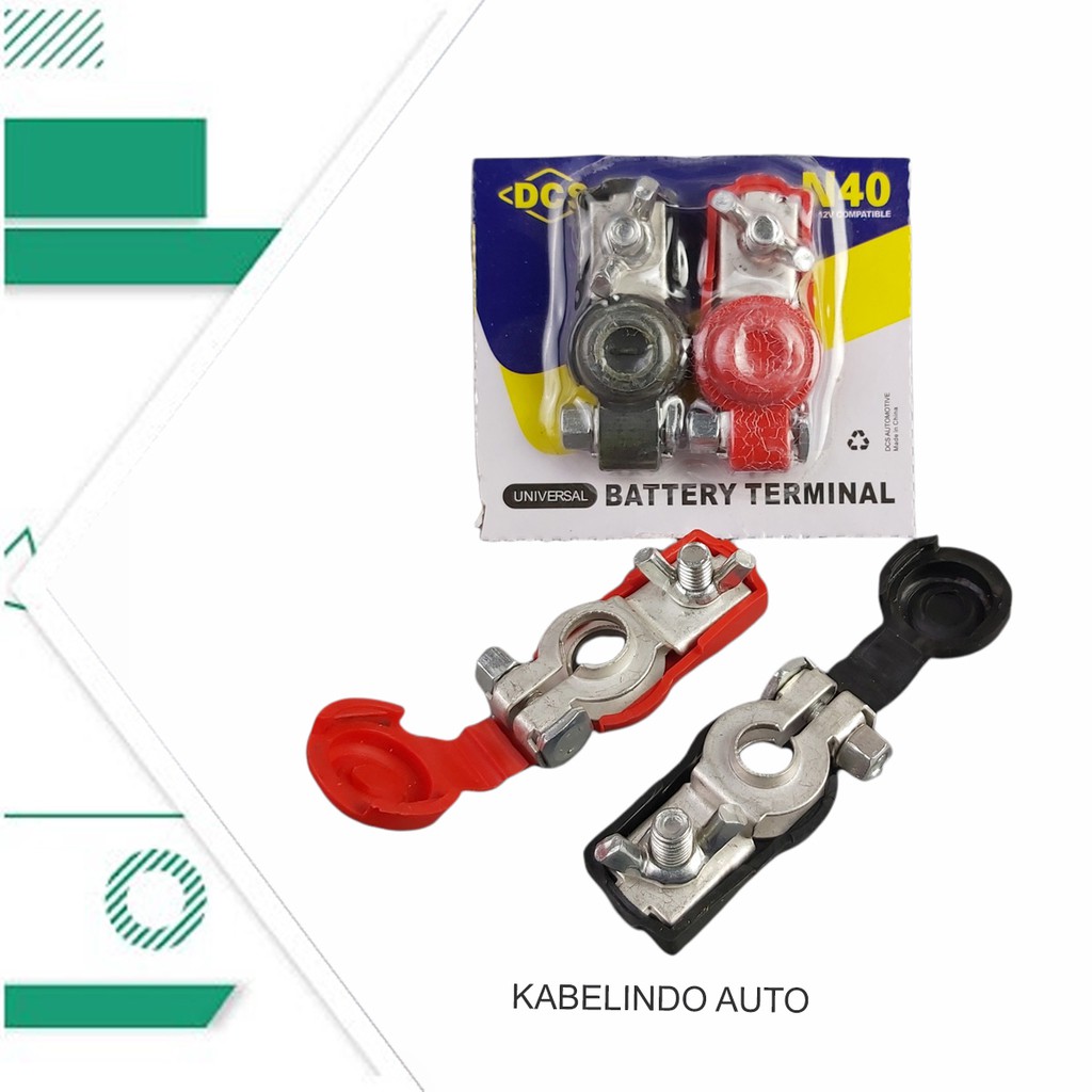 Jual 【DCS】Terminal Kepala Aki Mobil Klem Accu N40 DCS Kecil Universal