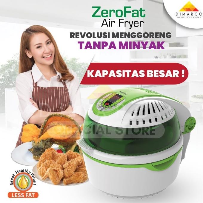 Jual Zero fat air fryer goreng tanpa minyak garansi resmi DIMARCO Lc