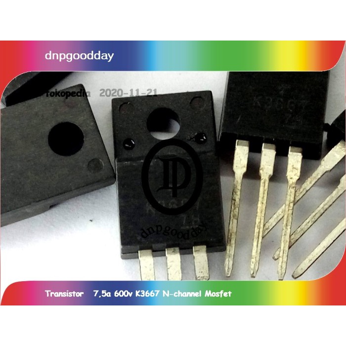 Jual Transistor 7,5a 600v K3667 N-channel MosfetORIGIN | Shopee Indonesia
