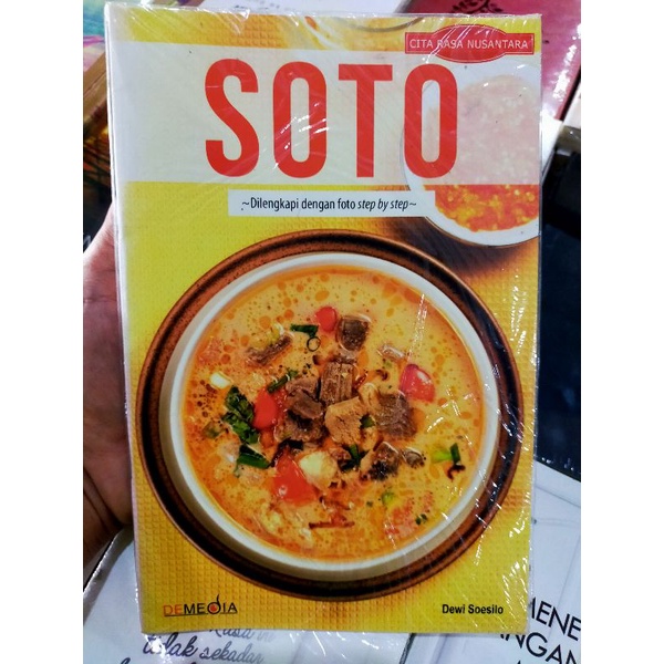 Jual Buku Tata Boga Citra Rasa Nusantara Soto Dilengkapi Dengan Foto