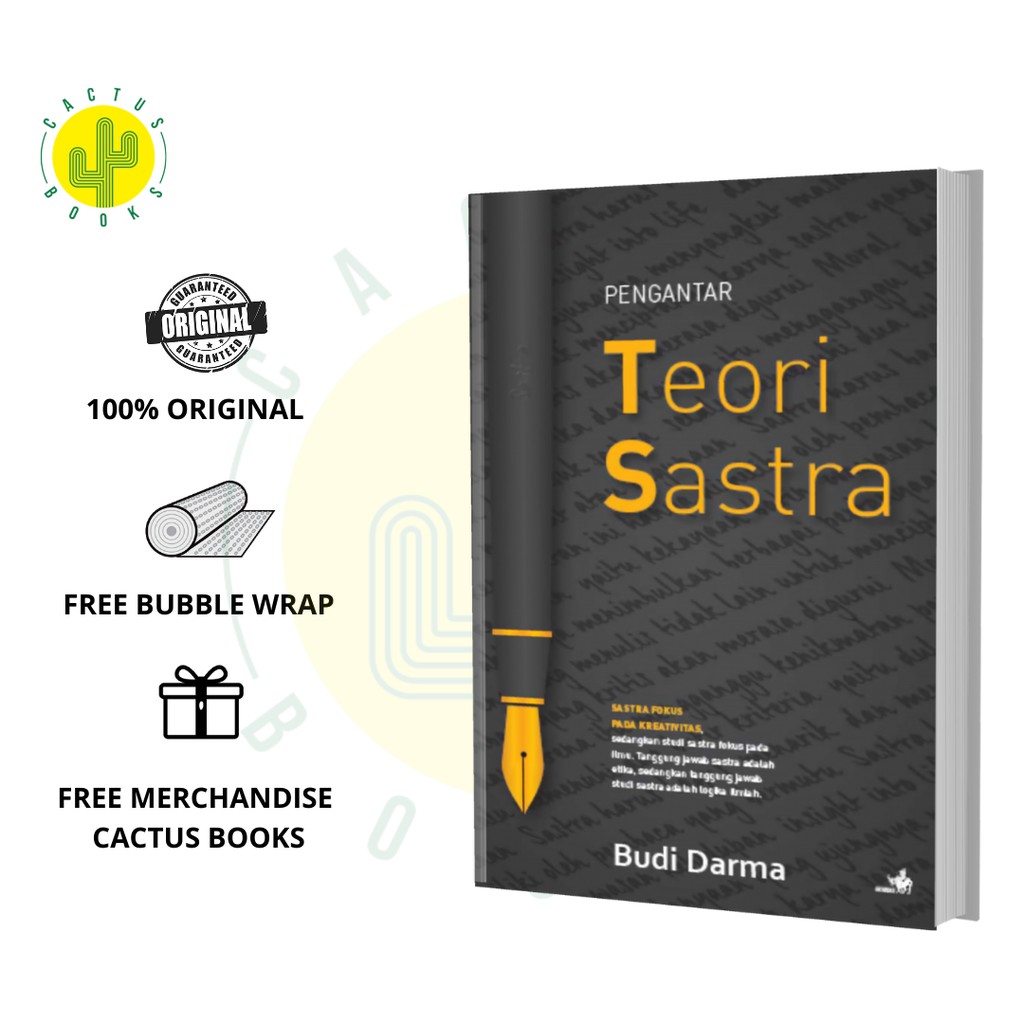 Jual PENGANTAR TEORI SASTRA - Budi Darma | Shopee Indonesia