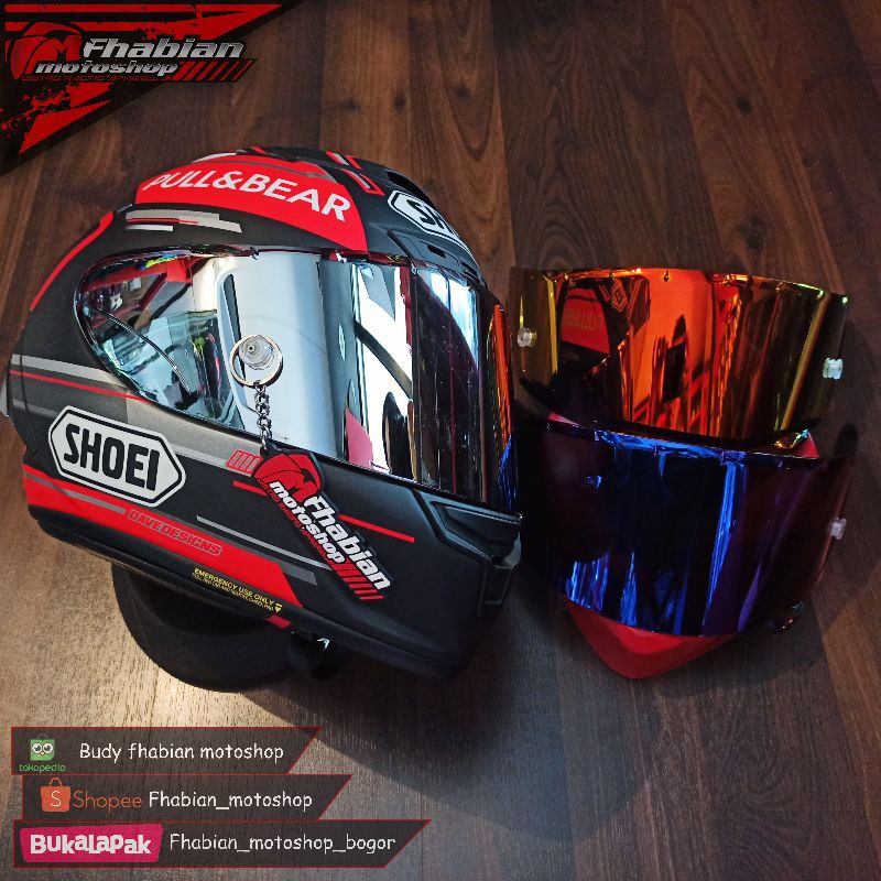 Shoei x deals 14 iridium visor