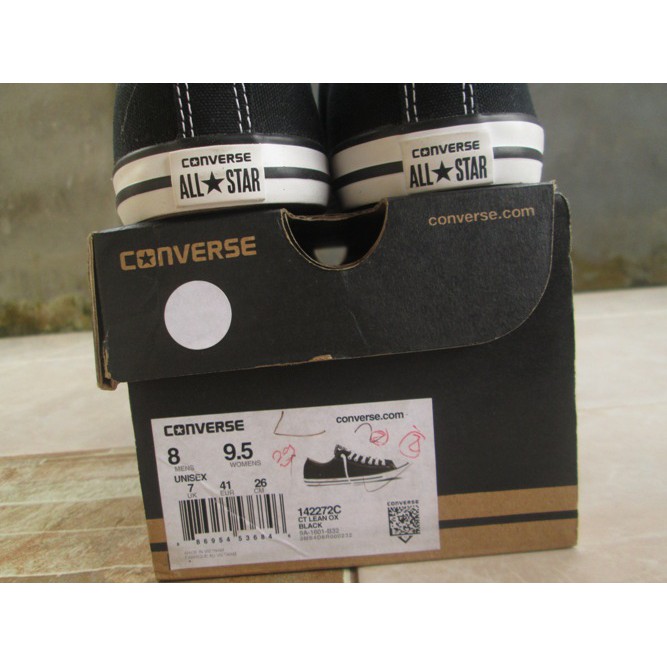 Sepatu Converse CT Lean OX Black 142272C Original Murah
