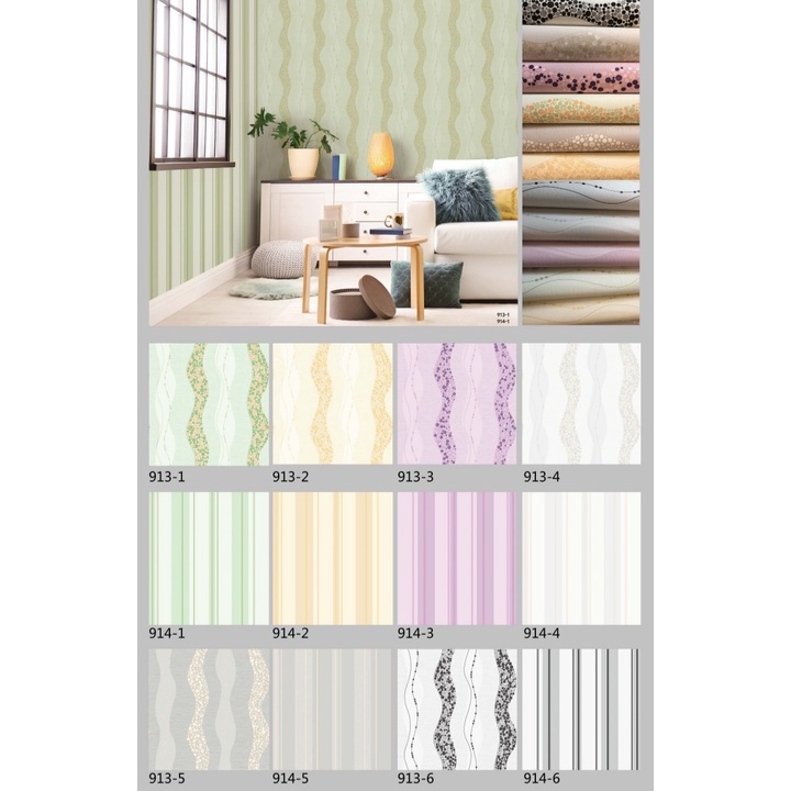 Jual Wallpaper Dinding / Walllpaper Corak / Wallpaper Dekorasi | Shopee ...