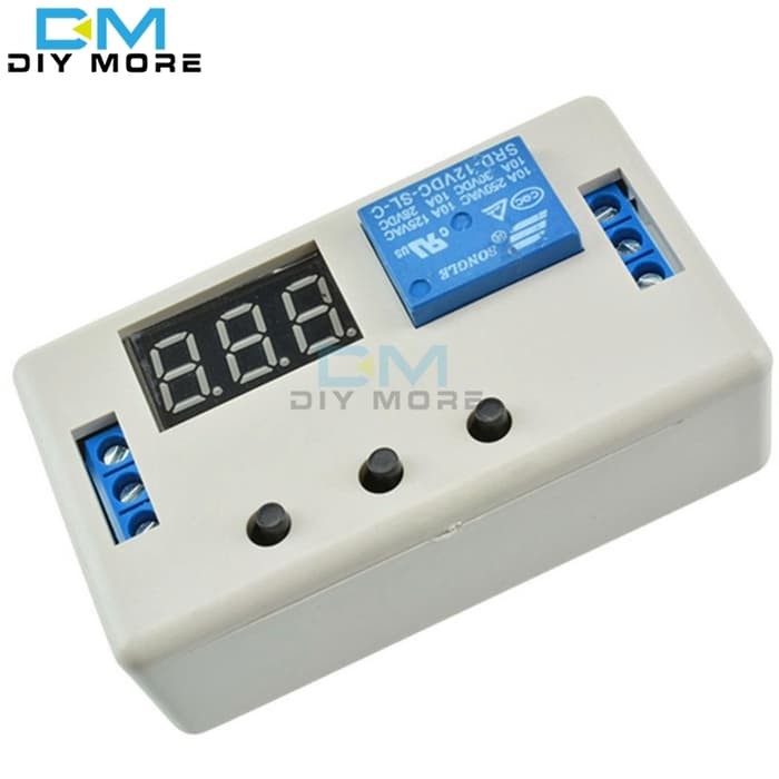 Jual Digital Programmable LED Display Time Delay Relay 12V | Shopee ...