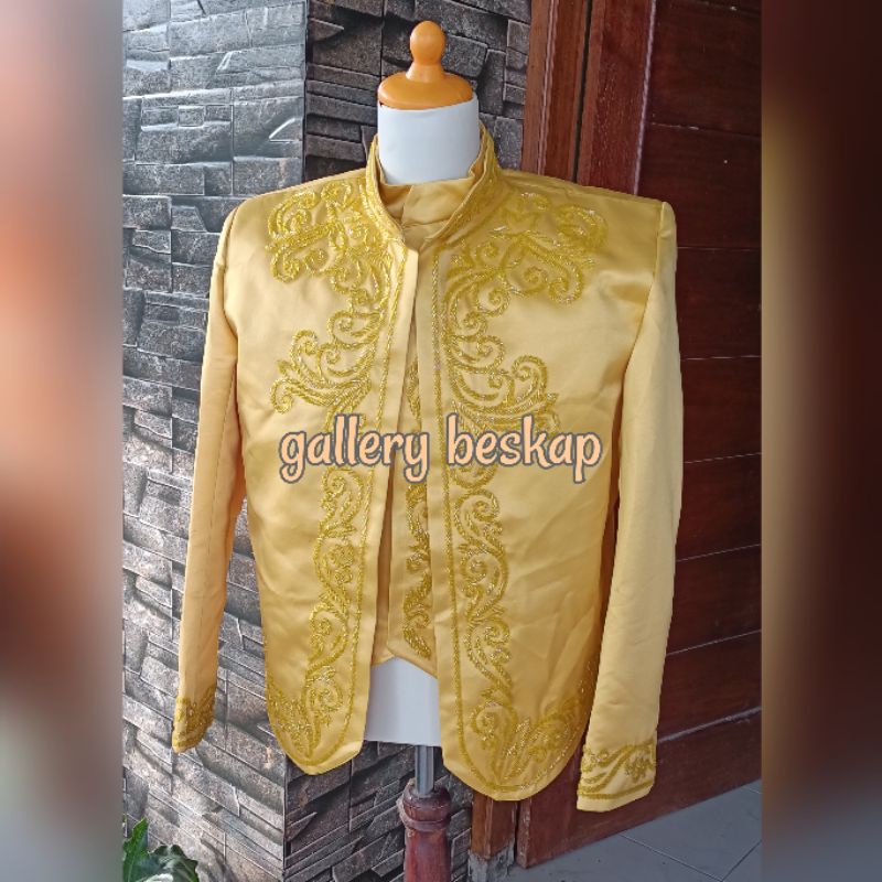 Jual beskap pengantin jawa maroon / beskap hewes | Shopee Indonesia