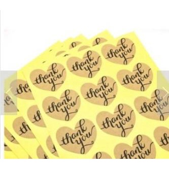 Jual Sticker Tempelan Kemasan Model Thank you Love Samson Brand Label ...