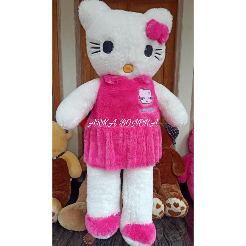 Jual BONEKA HELLO KITTY SUPER JUMBO PINK MERAH 1,5METER | Shopee Indonesia