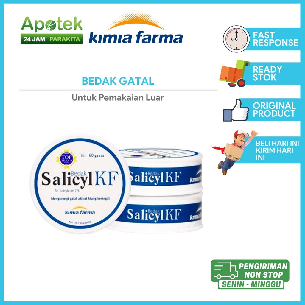 Jual Bedak Salicyl Kimia Farma Komposisi Asam Salicyl 60 Gram Shopee Indonesia 8616