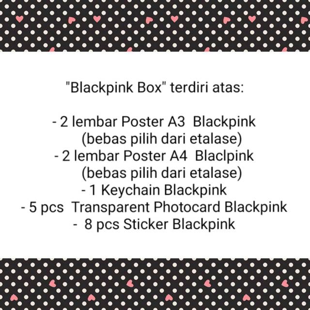 Jual Blackpink Box Hadiah Ulang Tahun Ultah Gift Box Hampers Kpop Cowo Cewe Shopee Indonesia