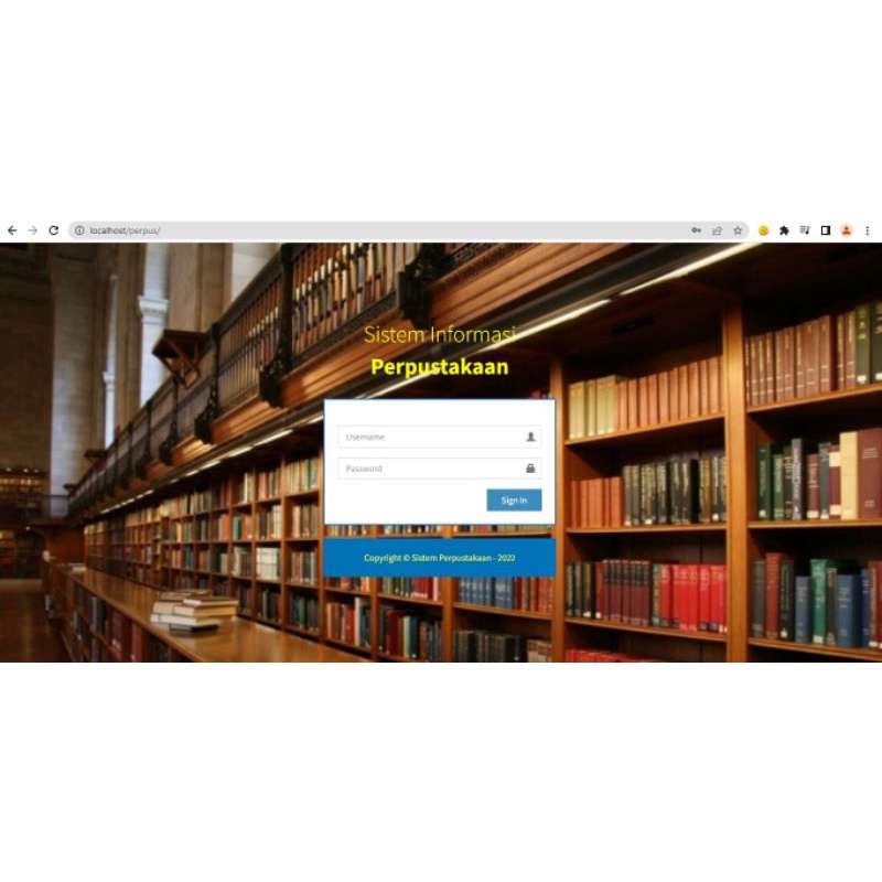 Software Aplikasi Perpustakaan Berbasis Website PHP Offline / Online