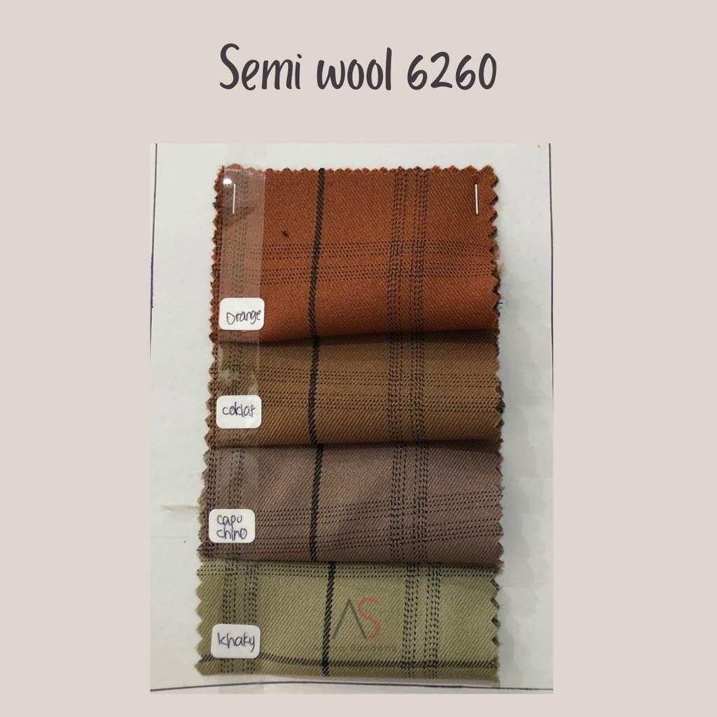 Jual Katalog Warna kain Semi Wool 6260 Aneka Sandang Textile | Shopee ...