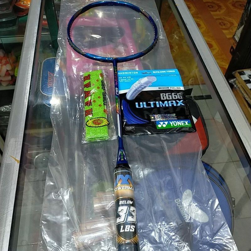 Jual RAKET BADMINTON POWER MAX SPITFIRE 80 | Shopee Indonesia