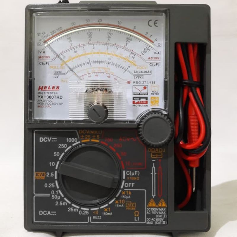 Jual Multitester Analog HELES YX360 TRD Shopee Indonesia