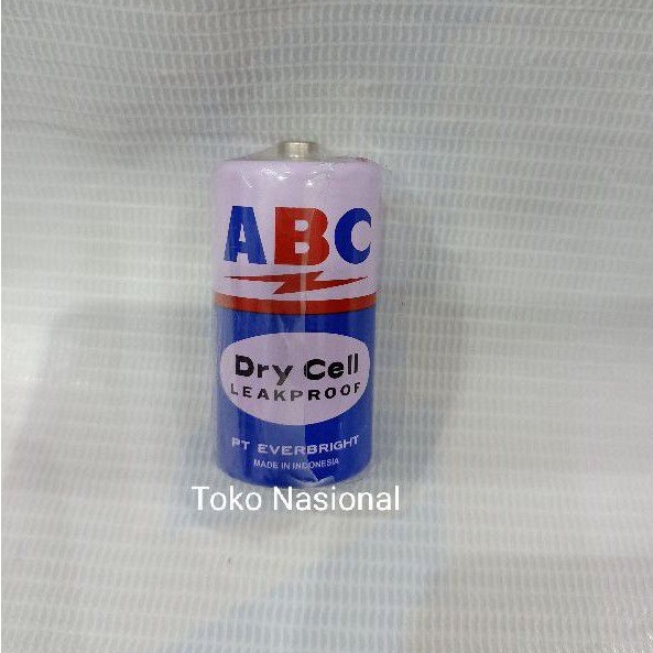 Jual Baterai ABC Biru Tipe C Tanggung R14 (3/4) Size D | Shopee Indonesia