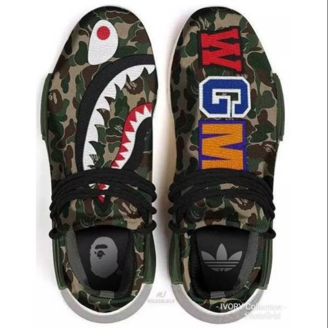 Bape nmd hot sale human race