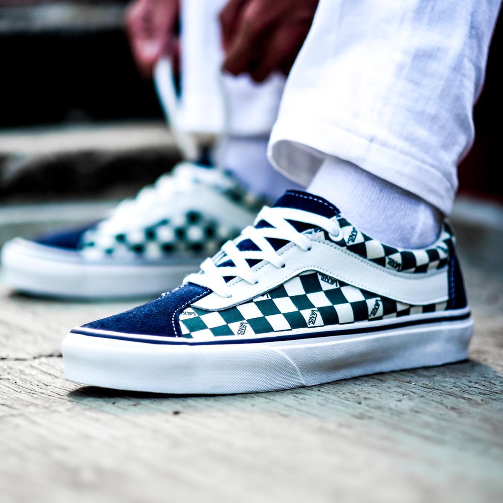 Vans bold hotsell ni checkerboard