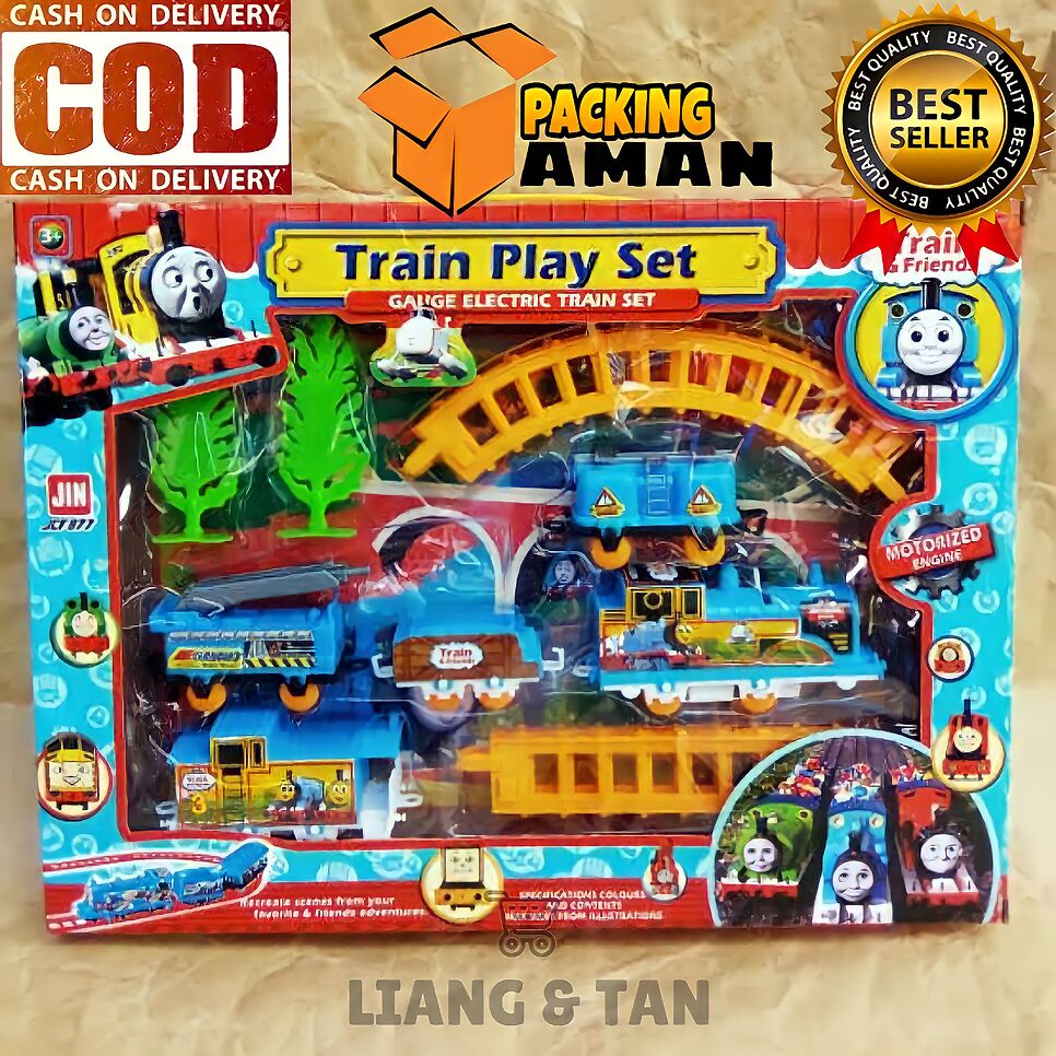 Jual ( BISA COD ) PROMO FREE BATERAI Mainan Anak Rel Track Kereta Api ...