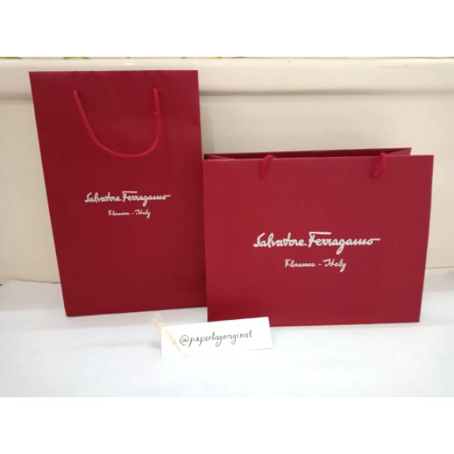 Ferragamo sale paper bag