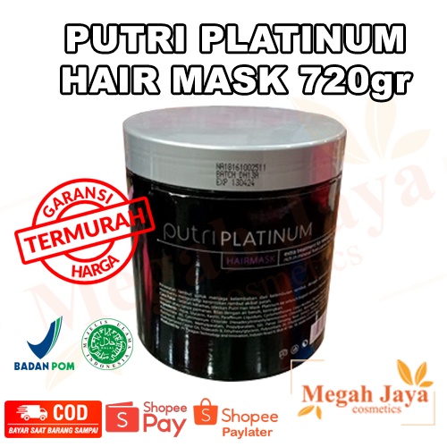 Jual 1PC PUTRI PLATINUM HAIR MASK 720 @MJ | Shopee Indonesia