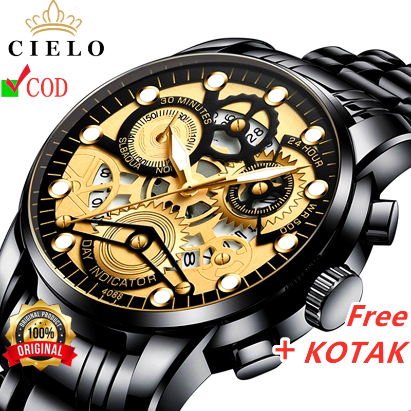 Jual 【Garansi 5 Tahun】 CIELO (COD) 4088 Jam Tangan Pria Anti Air ...