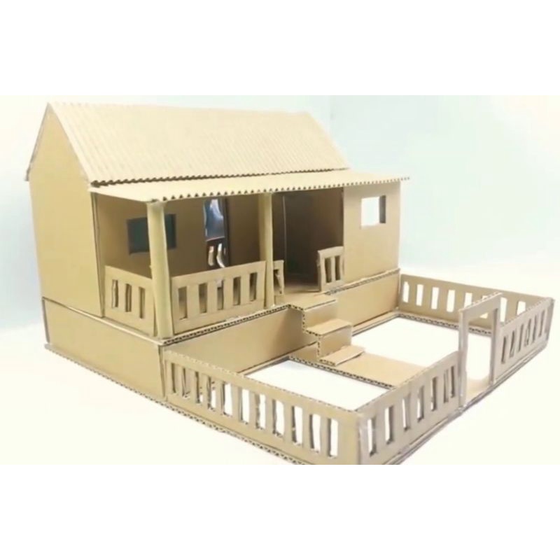 Jual Rumah adat betawi kardus limited editions... prakarya kardus