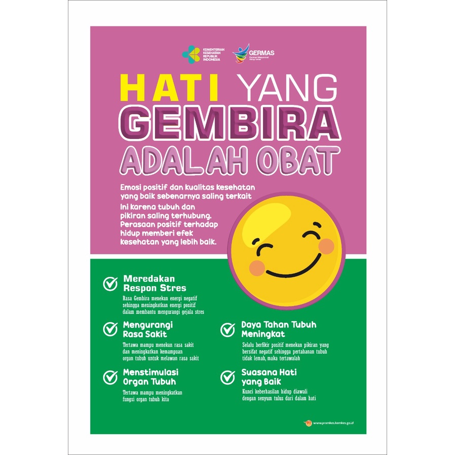 Jual Poster Hati Yang Gembira Adalah Obat | Shopee Indonesia