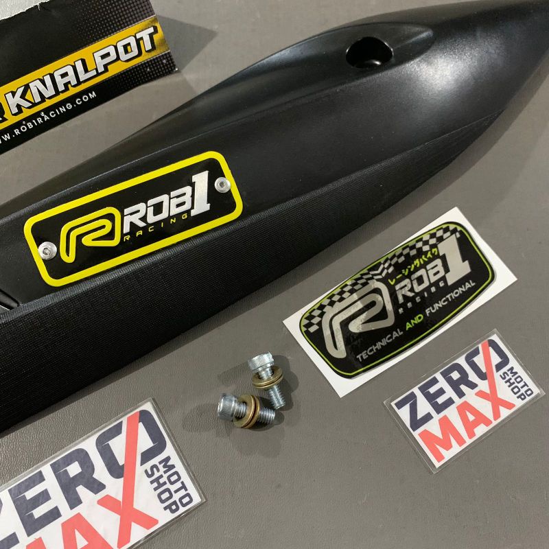 Jual Cover Tutup Knalpot ROB1 Racing Original NMAX AEROX 155 LEXI ADV ...