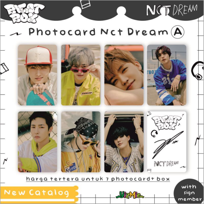 Jual Photocard NCT Dream Beatbox Album / Photocard Kpop NCT