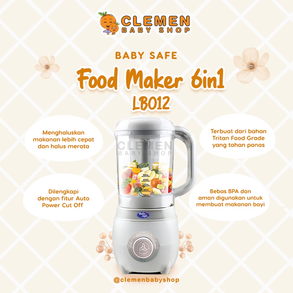 Baby Safe Food Maker 6in1 LB012