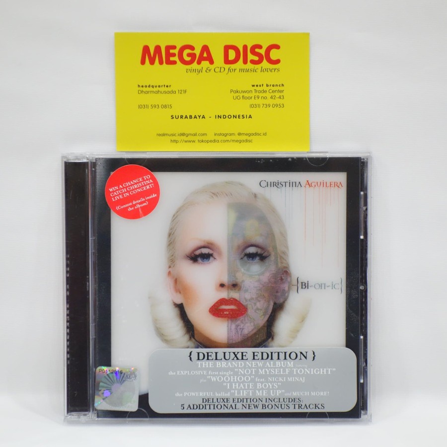 Jual CD Christina Aguilera - Bionic Album Deluxe Edition Audio Music ...