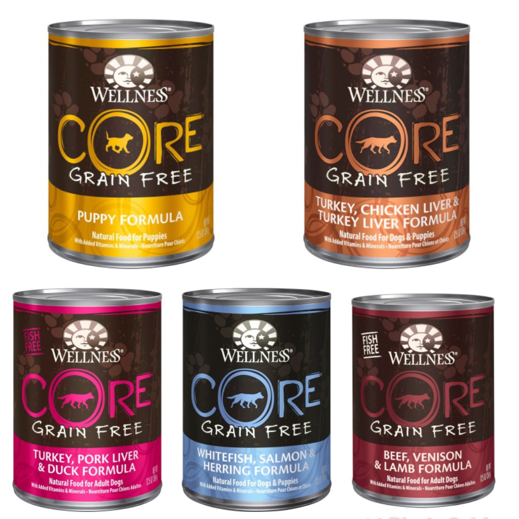 Wellness core store puppy wet food