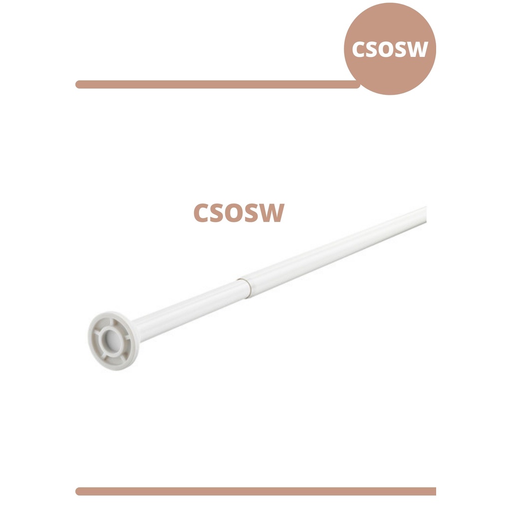 Jual BOTAREN Batang Tirai Shower Putih Ikea Shower Curtain Rod 120
