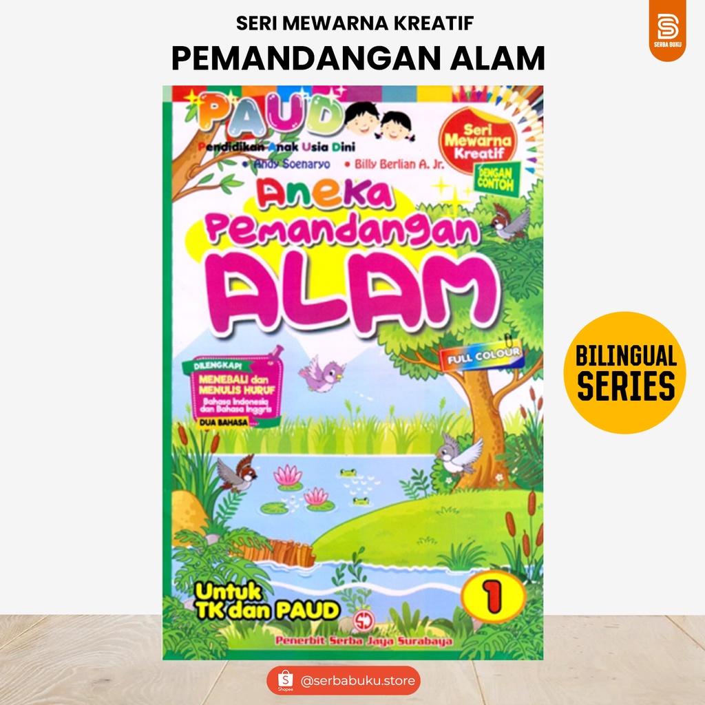 Jual BUKU MEWARNA KREATIF BILINGUAL UNTUK ANAK TK DAN PAUD SERI ...