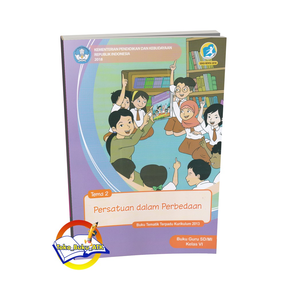 Jual Buku Guru Tematik Kelas 6 Tema 2 " Persatuan Dalam Perbedaan ...