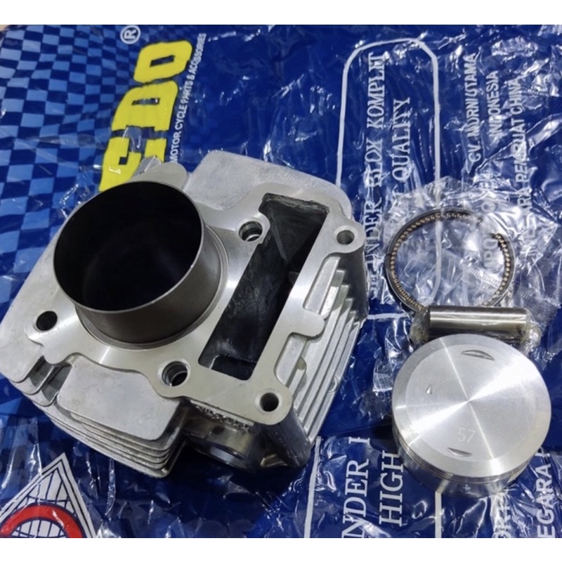 Jual PAKET BORE UP VEGA R JUPITER Z BURUNG HANTU BLOK SET PISTON 55mm