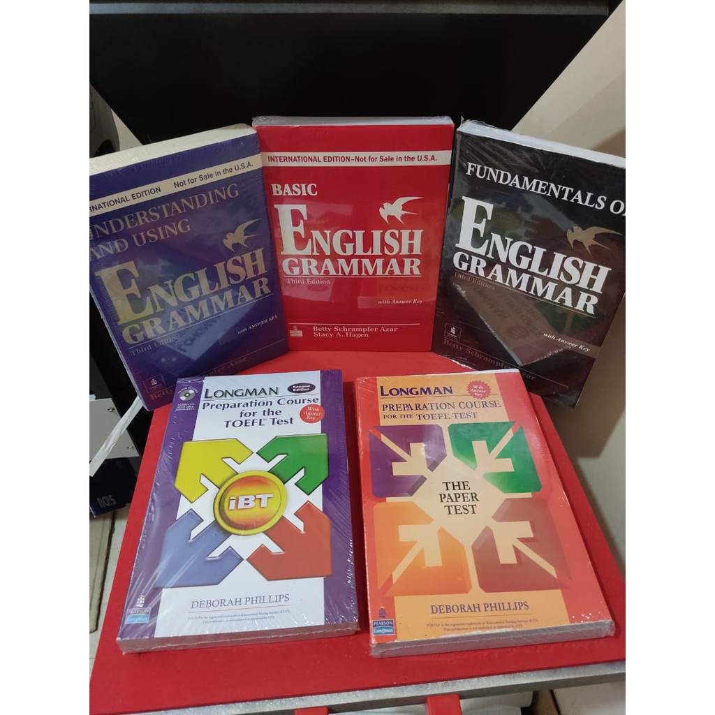 Jual Paket 5 Buku - Edisi 3 ENGLISH GRAMMAR & LONGMAN (Paper Test ...