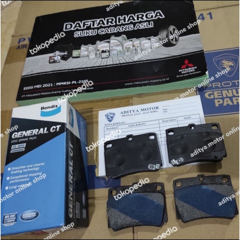 Jual Kampas Rem Belakang Pajero Sport Dakar All New Original Bendix