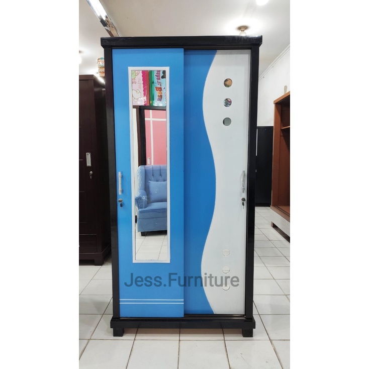 Jual Lemari Baju 2pintu Sliding Lemari Pakaian 2 Pintu Sliding