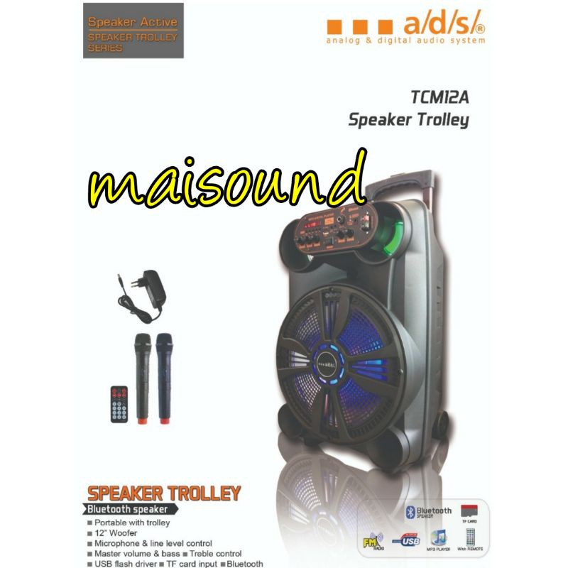 Ads best sale trolley speaker