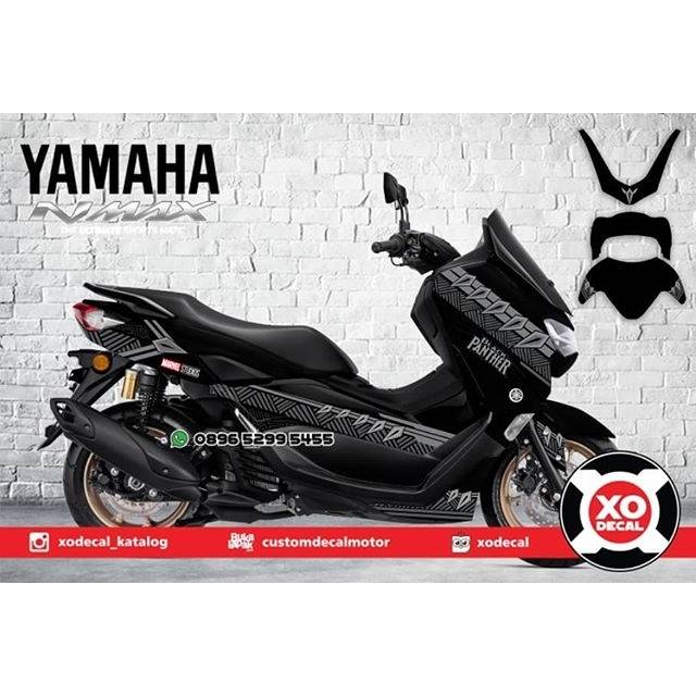 Jual DECAL STICKER YAMAHA NMAX NEW FACELIFT 2020 BLACK PANTHER MARVEL ...
